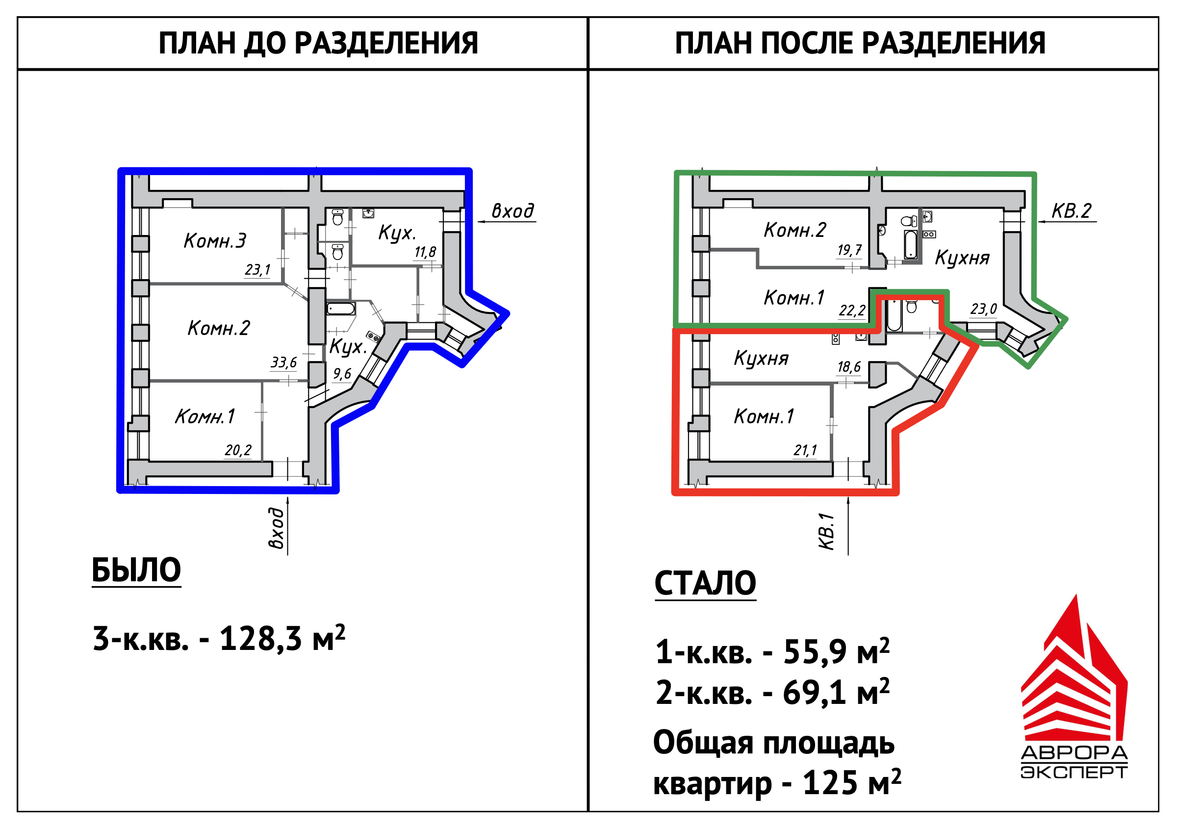 Разделение квартиры