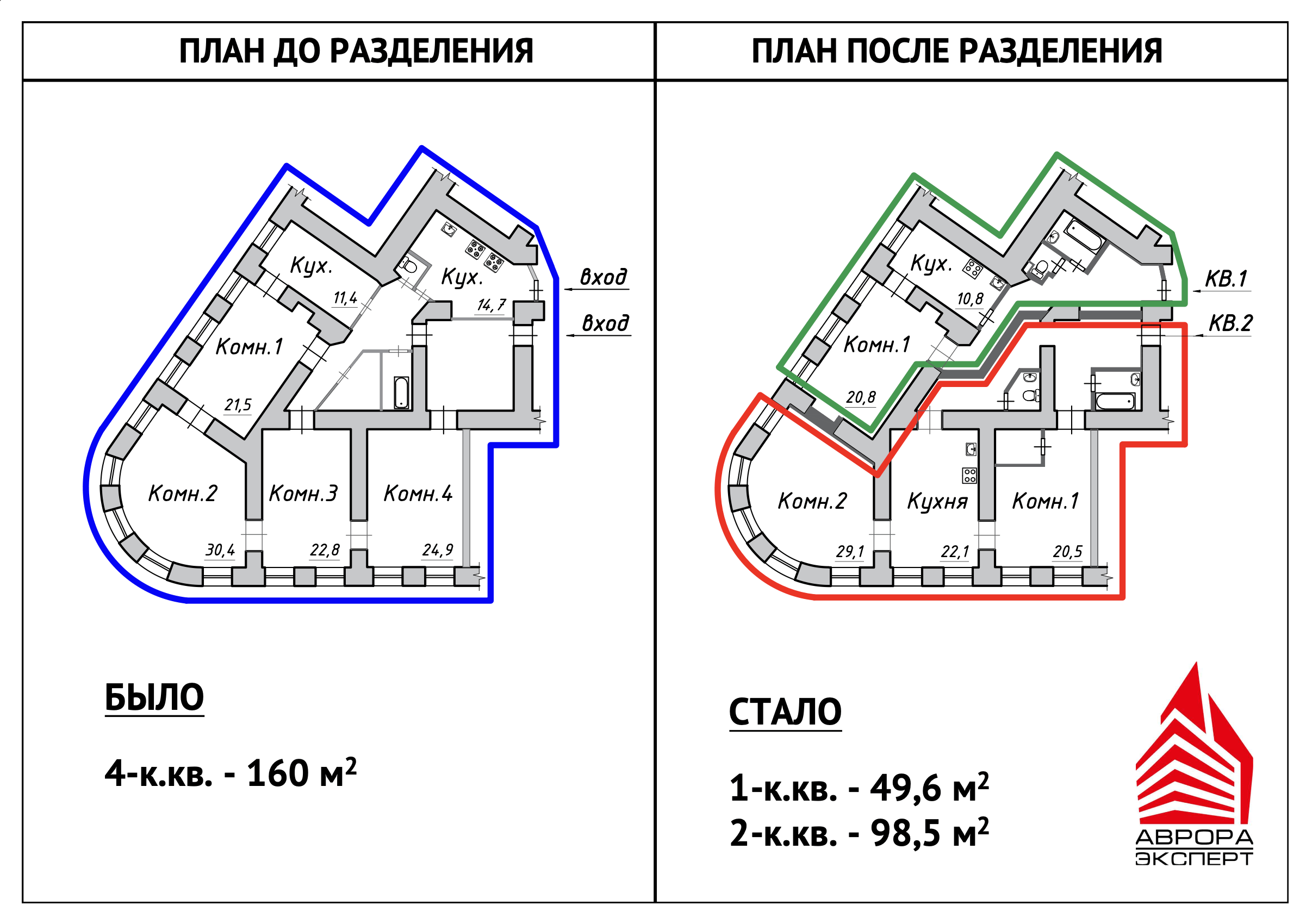 Разделение квартиры