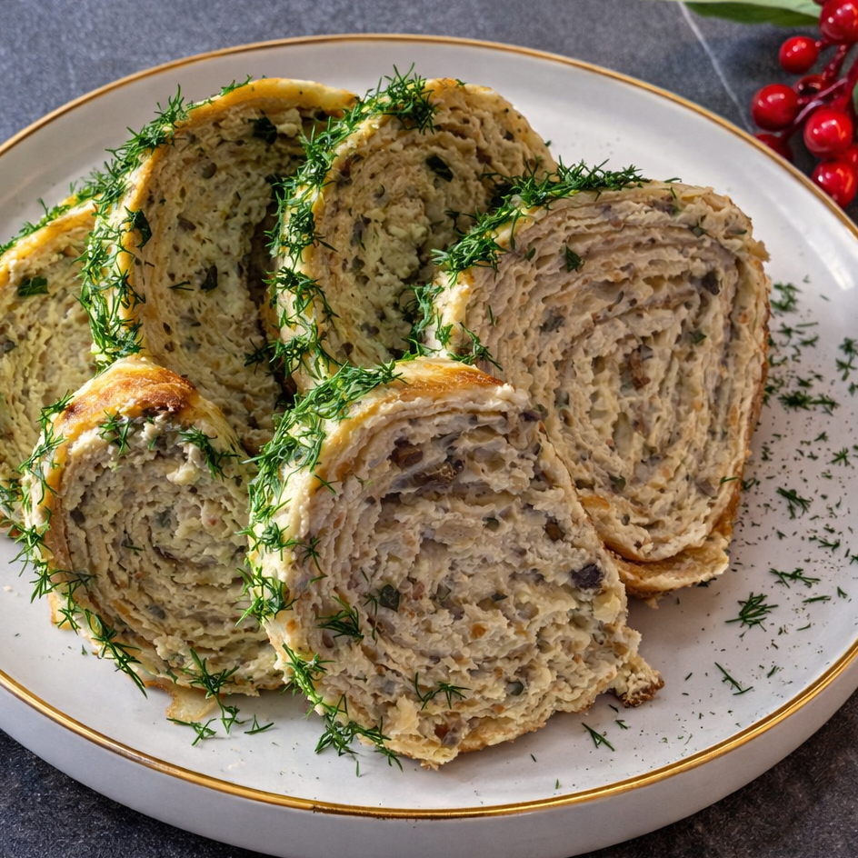 Блинный рулет "Жюльен"